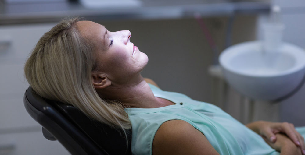 dental patient relaxed after sedation dentistry
